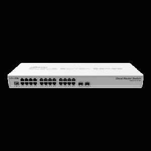 Cloud Router Switch 24 x Gigabit-Mikrotik CRS326-24G-2S+RM