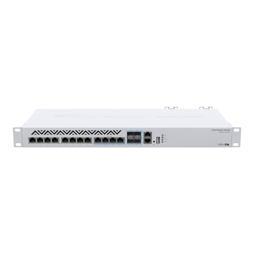Cloud Router Switch 8 x 10G Ethernet-Mikrotik CRS312-4C+8XG-RM
