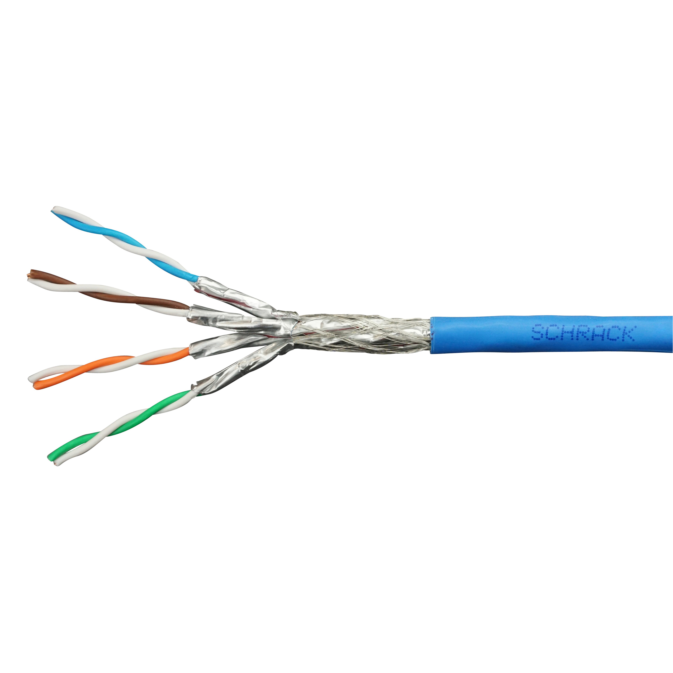 Cablu S/FTP Cat.7 4x2xAWG23/1 1.000Mhz LS0H Dca - Schrack