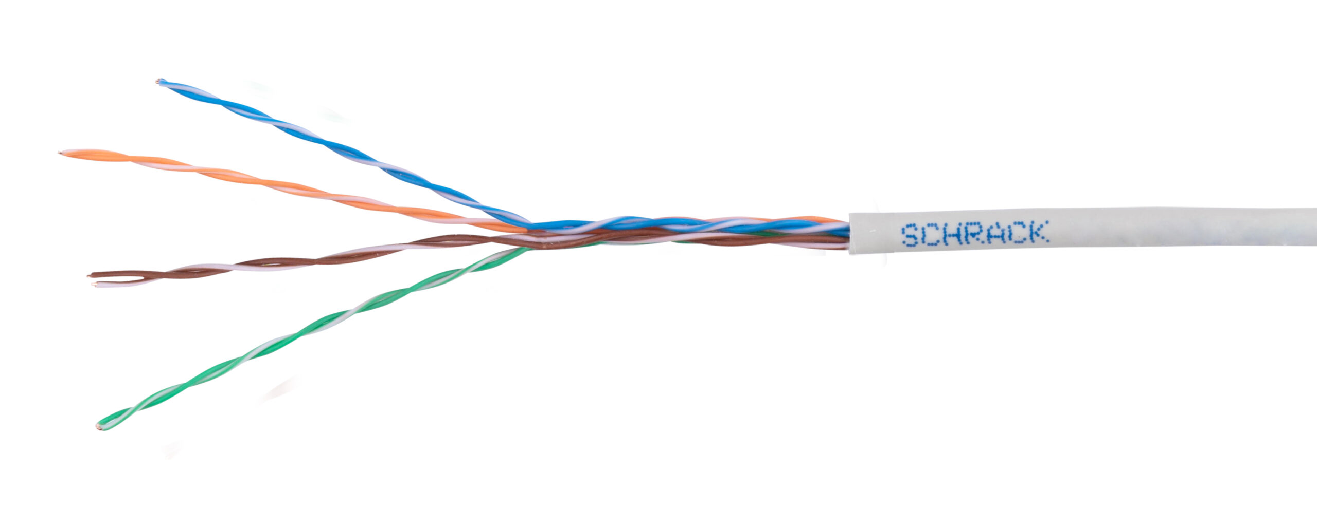 Cablu U/UTP Cat.5e 4x2xAWG24/1 PVC Eca - Schrack